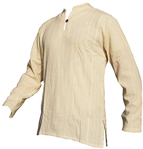 PANASIAM Shirt Ben, beige, L, Longsleeve