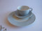 Dibbern SONDERAKTION Solid Color - Kaffeetasse m.U. 0,25 + Teller 21 cm - lichtgrau - NEU