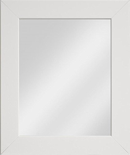 Frame Company Watson Range Framed Mirror, White, 24x20-Inches