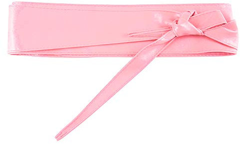 MixYourBeauty MYB Cintura fusciacca donna in similpelle regolabile - taglia unica - diversi colori disponibili (Rosa)