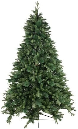 XONE Albero di Natale Barnaby 270 CM imponente e voluminoso | Albero Artificiale Realistico Verde in PE+PVC+PP
