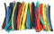 Tubo de encogimiento de calor de 100 piezas, 5 tamaños 5 Manguitos termorretráctiles aislantes térmicos de 100 mm de 100 colores