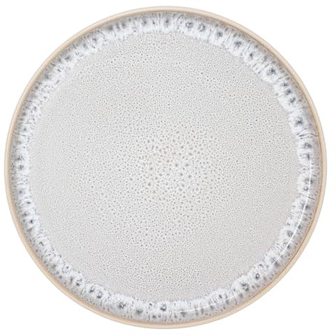 NAMAI - Set da 6 Piattini Dessert - 21 CM ⌀ - Piatti Porcellana - Adatti In Lavastoviglie e Microonde - Piatti Moderni - Piatti Dessert - Piatti Particolari - Piatti Piani Colorati (6 Piatti Dessert)