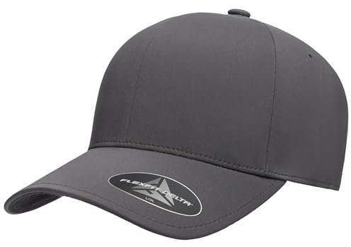 Flexfit Herren Delta Seamless Cap Verschluss, grau dunkel, L-XL