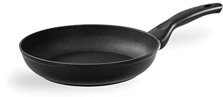 Barazzoni, Dolomitica Extra Black Padella ø20cm, Capacità 1,2Lt, Alluminio Forgiato, Rivestimento interno Marmotech a 5 strati, Induzione, Made in Italy.