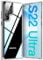 Meifigno Crystal Clear Hülle kompatibel mit Samsung Galaxy S22 Ultra, [20X Anti-Yellow][Militärgeprüft & Super Clear] Hard Back mit Soft Bumper Hülle für Galaxy S22 Ultra 6.8 Zoll, Transparent