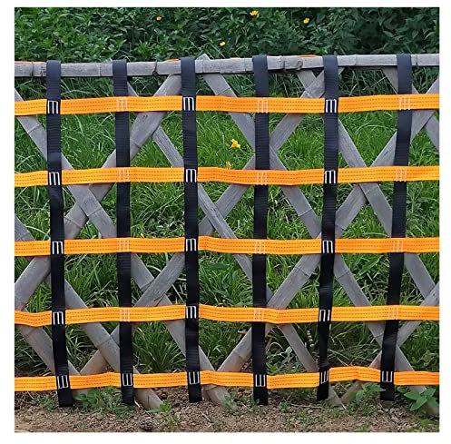 Splenlife Cargo Net Climbing,Rope Netting Playground,Rope Bridge for Treehouse Ninja Warrior Training Equipment for Kids Climbing Wall Indoor Ladder for Swing Set Hammock,for Safety Protection