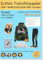 TransOurDream Echte Inkjet/Laser Transferfolie Bügelfolie(Schwarze Folie),A4X20 Blatt, für Dunkle Textilien Polyester, Poly-Baumwollmischung, Leinwand,Streifen, Karos, Jeans und Camouflage(D-FX-20)