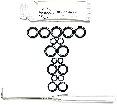 WY Kranzle Pressure Washer O-Ring Rubber Seals Including Silicone Grease & Removal Tool, Fits Lance/Nozzle