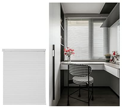 QWEASDF Alu Jalousie,Tür Fenster,Rollo Jalousette Aluminium Fensterjalousie Lamellen Metall,Wand- Und Deckenmontage,Viele Größen,Rollo Plissee,Viele Größen Und Farben,W220xH200cm/86.6x79in