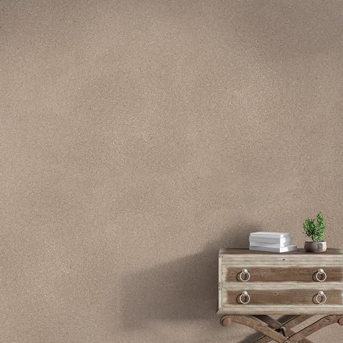 Belka B12 Taupe Tapete - Reine Baumwolle - selbstklebend - Wärme- & schalldämmend - Langlebig - Modern & stilvoll, DIY Öko & Natürlich | ca. 3 qm (m²)