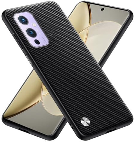 RankOne Hülle kompatibel mit OnePlus 9 (6.55), Stoßfeste Silikonhülle Handyhülle - Kevlar