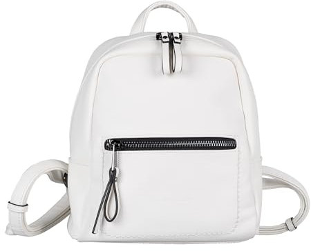 TOM TAILOR Tamara Damen City Rucksack Backpack, 8 L Weiß