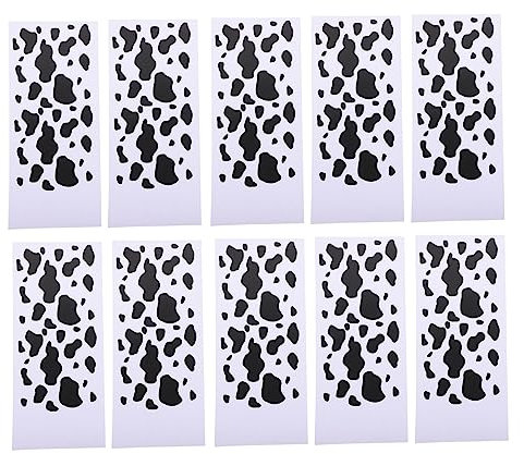 HOODANCOS 1set Epoxy Stickers Phone Stickers Cow Epoxy Decal DIY Backing Sticker Holographic Stickers Phone Shell Making Sticker Laptop Stickers Adhesive Cow Print Stickers Paper 10sheets