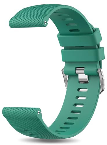 Oumida Cinturino per 22mm 20mm 18mm Orologio, Cinturini di Ricambio in Silicone con Rilascio Rapido, Impermeabile Cinturini in Morbida Gomma per Uomo e Donn