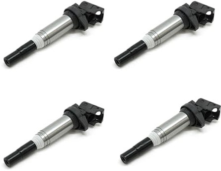 YIJIAVSX Zündspule Für B&MW E90 E91 E92 316I 318I 320I N43 4-teilige Zündspule 12137559842 12137562745 Auto Zündspule