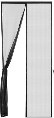 Tanice Magnetic Fly Screen Door, Durable Polyester Mesh Curtain with Silent Magnetic Closure, Pet & Kids Friendly, Breathable for Home, Patio, Balcony & Bedroom, 100×220CM