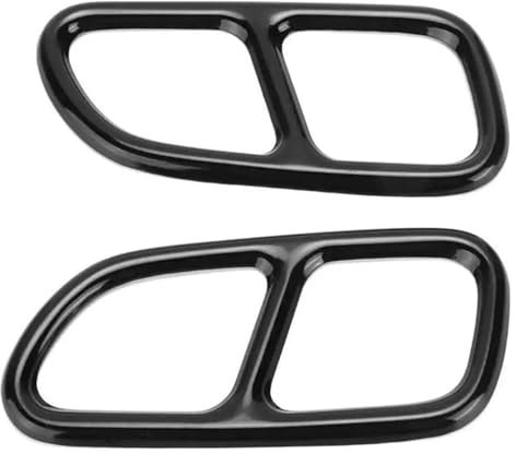 Auspuff Endrohr Für Mercedes Für B&enz CLA SLK R172 SL R231 Quad Outlet Ersatz Endrohre 2 Stücke Auspuffblende Rahmen