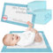 Hautfreundliche Wickelunterlagen einweg 40 x 60 cm DERMATEST SEHR GUT saugstarke einweg wickelunterlage baby zubehör mit rutschfester Rückseite - 50 Stück