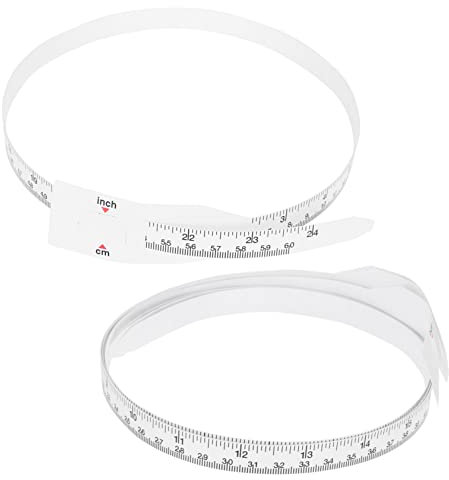 HOMSFOU 3 Stück Pp Maßband Kopfumfang Und Armumfang Messwerkzeug Flexibel Weiß Mit Klarer Skala Für Babys Und Familie