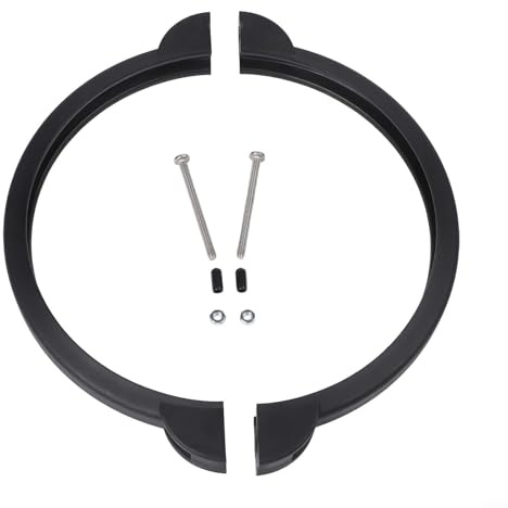 Pool Filterpumpe Klemmbund Ring Set für 10 Zoll Sandfilteranlage SF90110-1 Ersatzteile schwarz