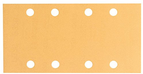 Bosch Accessories Professional Schleifblatt für Schwingschleifer Holz und Farbe Best for Wood and Paint (10 Stück, Körnung 400, C470), Rot, Grano 400