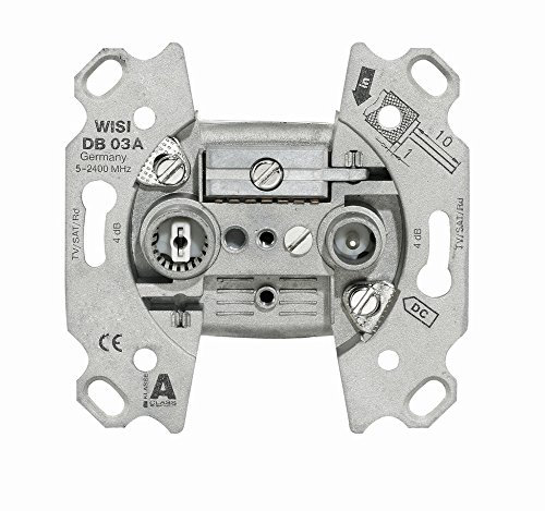 WISI DB 03 A, Universal Antennendose, 2-Loch Stichdose 4 dB