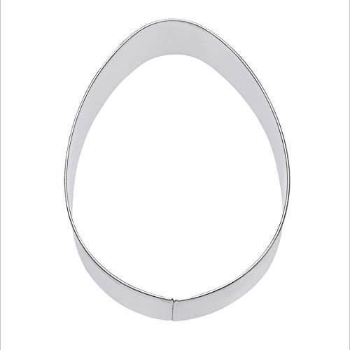 Birkmann 1010715510 Emporte-pièce en forme d'œuf 8 x 6 cm, plastique, gris, 5 x 3 x 2 cm