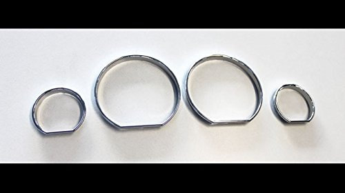 Chrom Instrumente Tacho Ringe Blenden