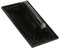 Maurer 2300565 Mörtelbrett mit Griff Rund (34 x 22 cm) schwarz