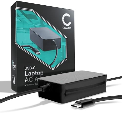CELLONIC Ladegerät kompatibel mit Nintendo Switch, FujiFilm X-H2S | USB-C (Typ-C), 2.9m, 110V - 240V, für Lenovo ThinkPad T480, T470s, T480s, für HP EliteBook 830 Gen 5, für Dell Latitude 7420