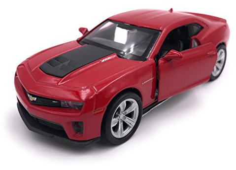 H-Customs Camaro ZL1 Modellauto Auto Lizenzprodukt 1:34-1:39 / Dunkelrot