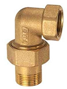 Raccordo Curvo 3 Pezzi, Maschio-femmina 1/2 Giallo 5190 12 Far