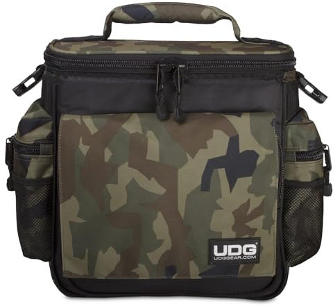 UDG Ultimate Slingbag - Borsa per dischi in vinile, colore: Nero con stampa mimetica