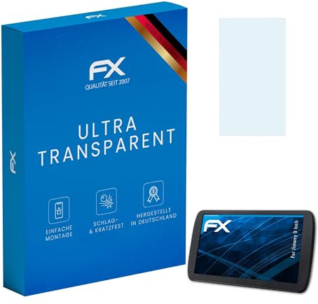 atFoliX Screen Protection Film compatible with Jimwey 9 Inch Screen Protector, ultra-clear FX Protective Film (3X)