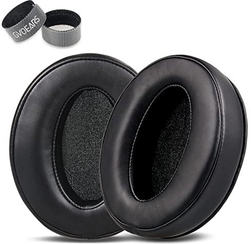 Replacement Heaphone Ear Pads Cushions for Sennheiser HD4.50BT HD4.50BTNC HD 4.50SE HD4.40BT HD 400S HD 350BT,Headset Earpads for Sennheiser with Durable Leather and Comfortable Sponge-Black Color