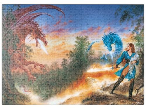 MyPuzzle Attack - Luis Royo - Fantasies - Premium 500 Teile Puzzle - MyPuzzle Sonderkollektion von Heye Puzzle