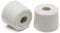 fiXte Medium Wall Floor Mounted Rubber Door Stopper Bump Stop 28mm White Pack of 2
