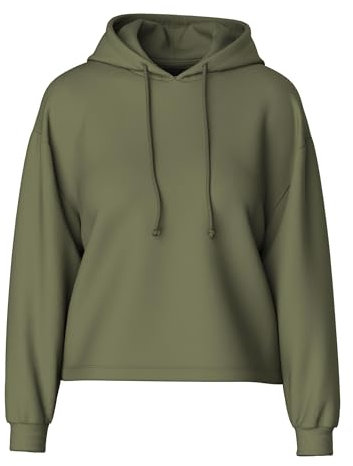 PIECES Pcchilli LS Noos BC-Sudadera con Capucha, Deep Lichen Green, M para Mujer