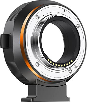 K&F Concept EF/EF-S auf FX elektronischer Objektivadapter, Autofokus Objektivadapterring kompatibel für Canon EF-S für Fuji FX Mount Kameras