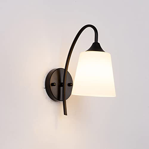 FAZRPIP Nordic Moderne Glas Wandleuchte Gold Led Wandleuchte Für Küche Badezimmer Schminkspiegel Innenbeleuchtung Leuchte Wohnkultur E26 Innenwand Nachttischlampen