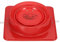 PATIKIL 7 Inch Metal Backdraft Damper, Airflow Backflow Preventer Vent Draft Blocker Duct Connector for Kitchen Bathroom Exhaust Fan HVAC, Red