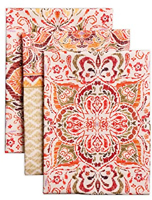 Maison d'Hermine Küchenhandtuch 100% Baumwolle (50 cm x 70 cm, Set von 3) | Küchenhandtücher Tischgeschirrtücher zum Muttertagsgeschenke Reinigen Thanksgiving und Weihnachten - Damask