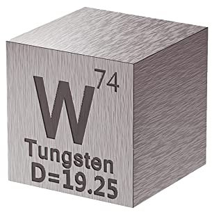 OURECO 10/25.4Mm Wolfram Element W Dichte Würfel, Element Sammlung Würfel, Experiment Material Diy Display/10Mm / 0.39 Inch