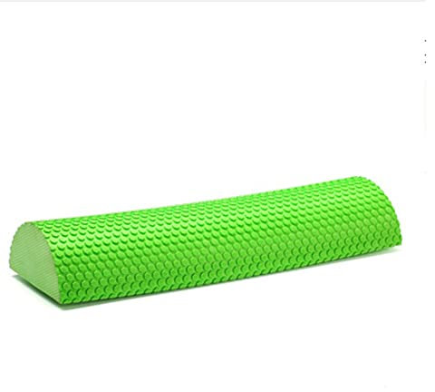 Schaumwalze Yoga Pilates Klein, Halbkreisformige Faszienrolle, Halb Runde Schaumstoffrollen Muskelmassaget - 30-45cm Muskelrolle Für Zuhause, Yoga Rolle Fitnessgerät Mit Massage Gleitpunkt