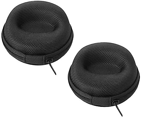 2 Stück Runde Uhrenetui, Uhren Box, Reisen Watch Fall, Single Watch Box, Portable Single Watch, Wasserdicht und Sturzsicher, Single Uhrenbo für alle Arten von mechanischen Uhren, Smartwatches