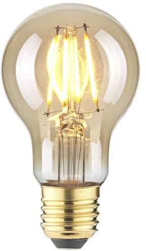 LightMe LM85056 LED E27 Glühlampenform 4.5W Bernstein (Ø x L) 60mm x 108mm 1St.