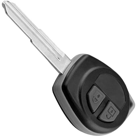 OcioDual Coque Clé 2 Boutons Compatible avec Suzuki Vitara Swift Ignis SX4 Liana Alto, Boitier de Remplacement Voiture, Télécommande avec Lame Vierge, Housse Rigide Case