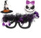 ZENAHA Halloween Mao Strip Brille Kinder Erwachsene Party dekorative Kamera Requisiten lustige Brillengestell