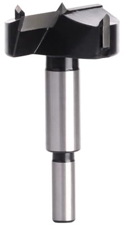 Xinlie 23 mm Brocas Forstner para Madera Dura Broca Forstner de Acero de Tungsteno Conjuntos de Perforación de Carburo Cementado para Hacer Agujeros Ciegos o Pasantes en Madera